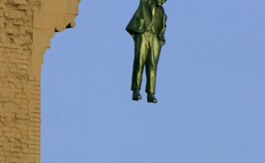 Man Hanging Out by David Cerny